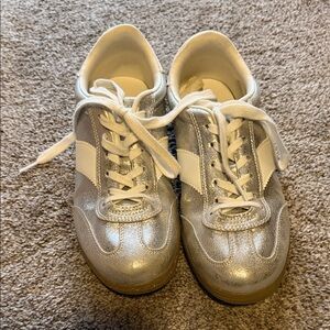 Target Silver and White Athletic Shoes